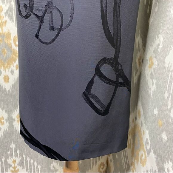 Ralph Lauren Cindy Bridle-Jacquard Pencil Skirt - Picture 9 of 16